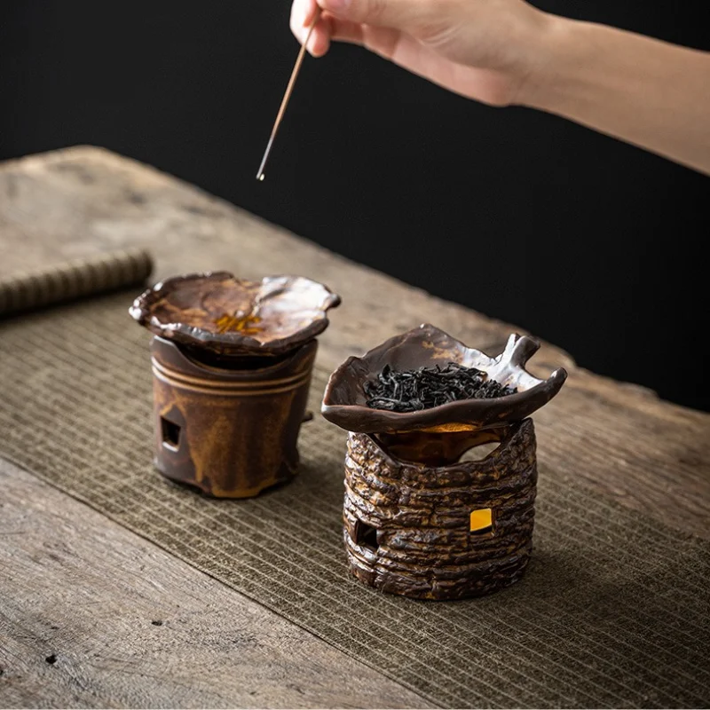 Brass Incense Burner Incense Tools Set Home Incense Powder Seal Tools Gift Box Festival Present Decor Craft Supply Ornament