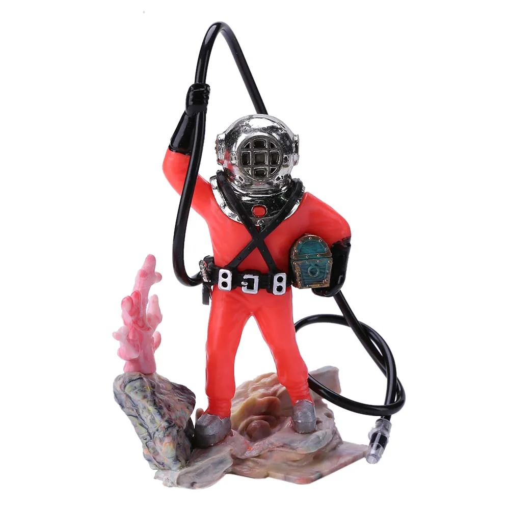 Aquarium Landscaping Oxygen Pneumatic Toy Diver Ecological Fish Tank Decorations