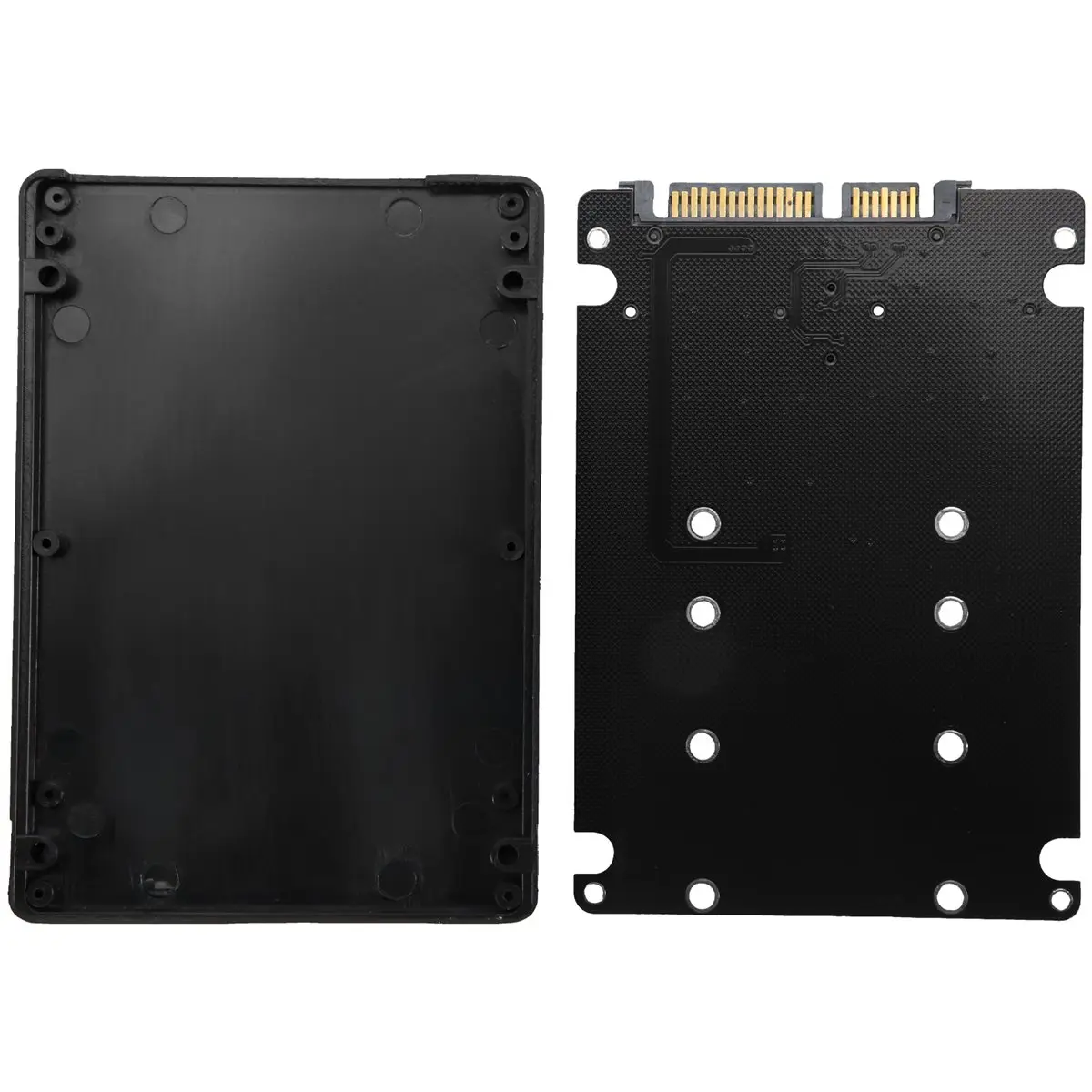 ABQX Dual M.2 to SATA3.0 Adapter M.2 SATA Protocol SSD Adapter 2 Port NGFF M.2 B Key to SATA 3.0 6Gbps M2 to SATA Converter