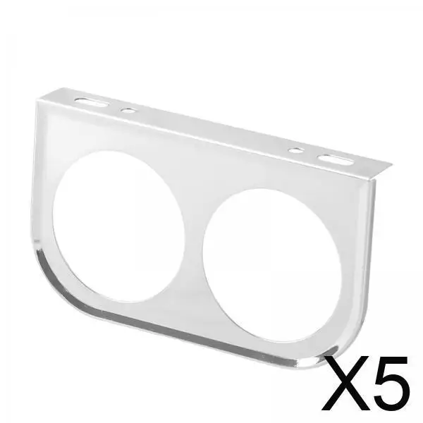 

Металлическая панель калибра, двойной держатель для приборной панели, универсальное крепление для приборной панели 52 мм для установки приборной панели автомобиля, грузовика