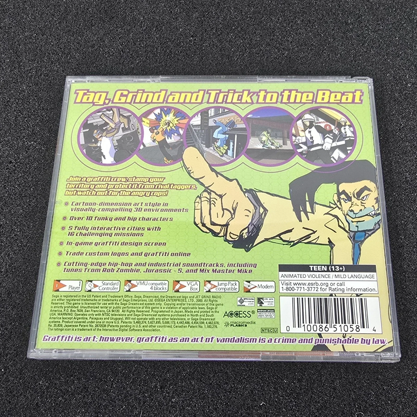 Dreamcast Jet grind Radio Copy Game Disc Replica Unlock DC Game Console Retro Video Game Direct Reading Game