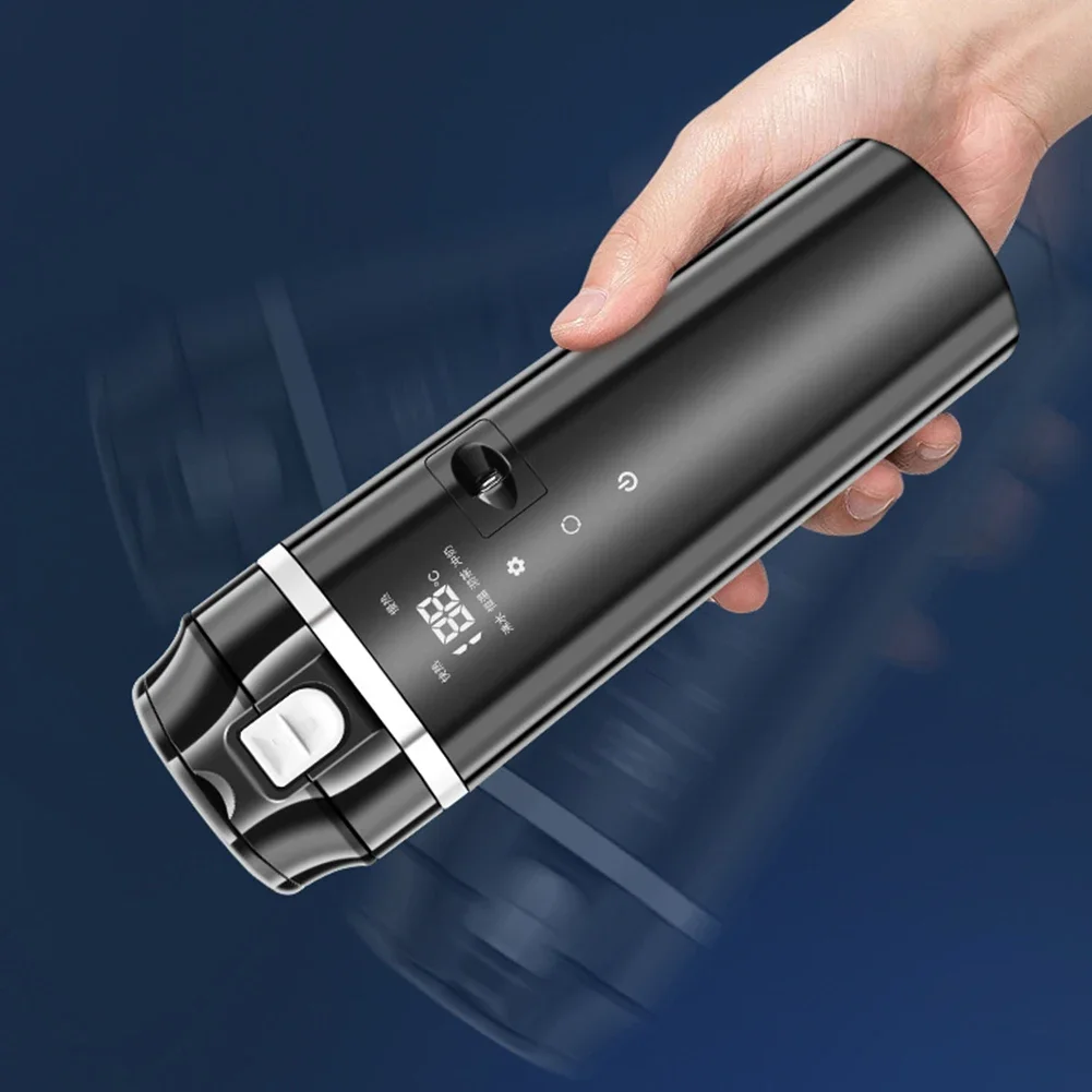12V/24V Car Heated Smart Mug Digital LCD Display Coffee Milk Heated Kettle Smart Temperature Control Thermos Cup Stainless Steel