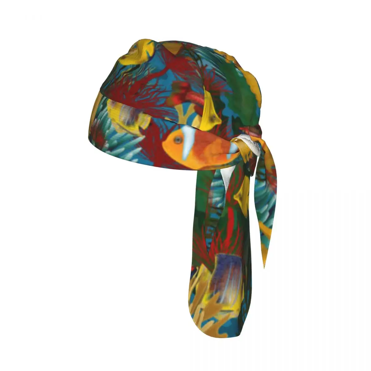 

Underwater Horse Fish Sport Running Hiking Sunscreen Hood Headwear Cycling Cap Quick Dry Pirate Hat