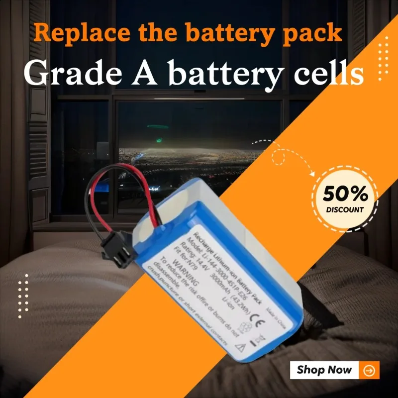

14.4V 3000mAh Replacement Lithium-ion Battery Pack