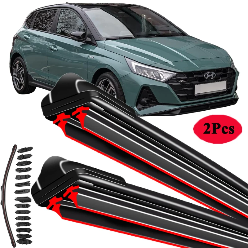 

For Hyundai i20 2008-2024 Car Windshield Wiper Blade Front Windscreen Brushes Washer Accessories Window Cleaning Replacement