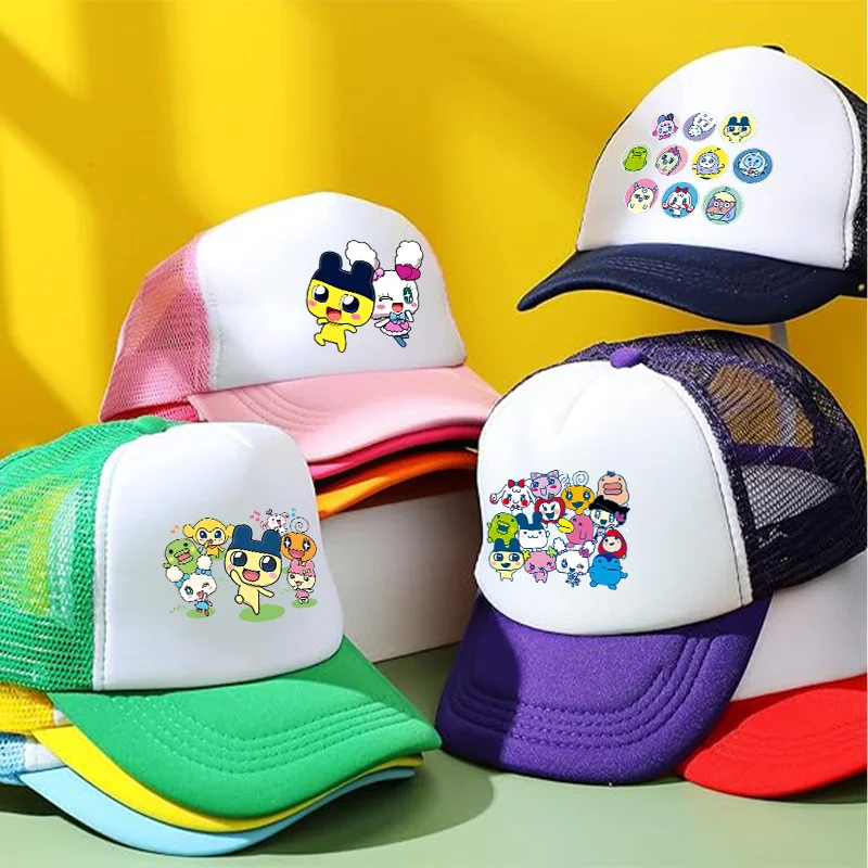 

Tamagotchies Baseball Cap Unisex Fashion Hats Cartoon Anime Pattern Printed Hat Women Men Summer Cute Caps Birthday Party Gifts