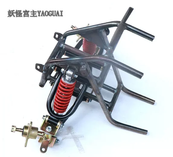 Beach Kart Modified Front Frame Suspension Disc Brake Parts For Homemade Four Wheeler Inverted Three Wheel Motorcycle