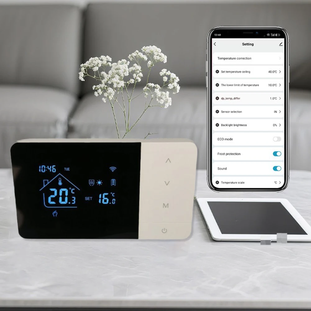

ABS Temperature Controller Weekly Programming Flexible Operation Modes Home Improvement R11 Wall-mounted Boiler Controller