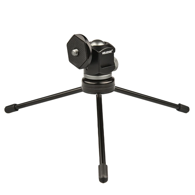 Настольный Трипод Vlogmagic Micropod с холодным башмаком, мини шариковая головка Для беззеркальных камер Dslr, смартфонов, прямой трансляции