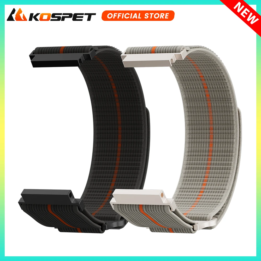 KOSPET 22MM Universal Woven Strap For TANK T4/T3 Ultra 2/T3 Ultra/MAGIC R10/P10 Smart Watch Braided Breathable Sport Wristband