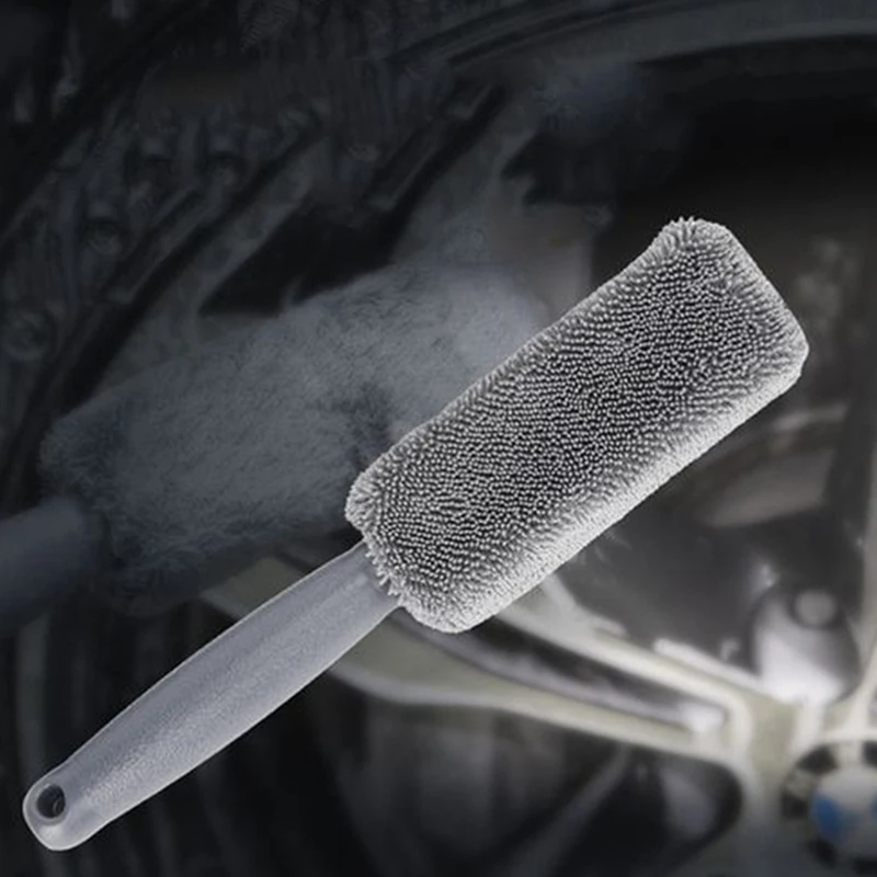 New Cleaning Brush Microfiber Wash Wheel Detailing Car Tire Hub Long Handle Washing Tool Car Trunk Motorcycle Auto Washing Tools