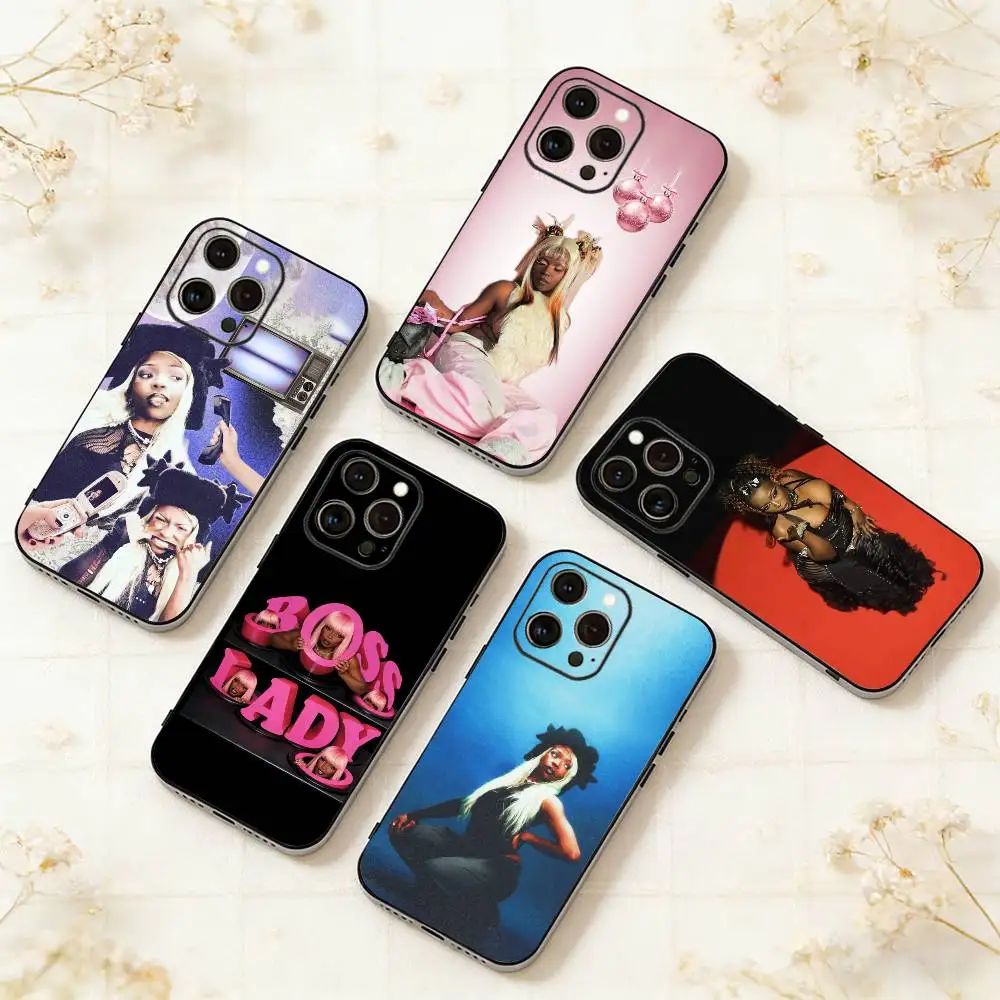 

Artist of Boss Lady T-Theodora Phone Case For iPhone 17,16,15,14,13,12,11 Plus,Pro Max,XS,Soft Silicone Black Cover