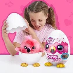 New Plush Dolls Bird Eggs Can Learn To Speak Chirping Birds Blind Boxes Eggs Girl Toy Gifts