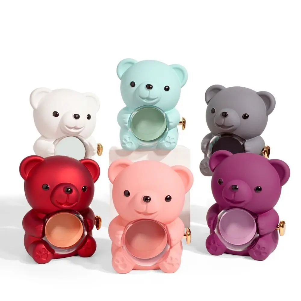 

Creative Rotating Rose Jewelry Box Soap Flower Pink Bear Gifts Box Red Necklace Storage Ring Gift Case For Women
