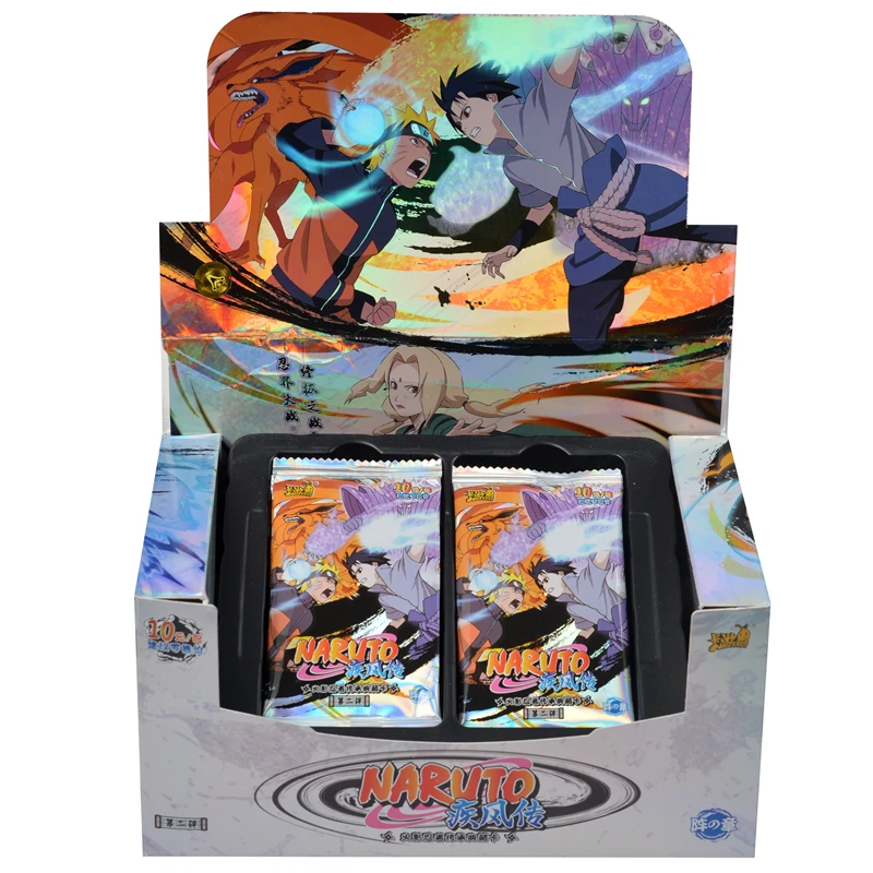 Original KAYOU Anime Naruto Cards Chapter Of The Array Box Added SE Ninja World Collection Cards Toys For Children  Birthday Gif