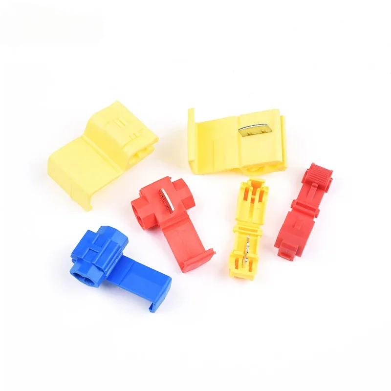 0.5-1.5 0.75-2.5 4 square T-type stripless quick connector connector connector wiring clamp splitter