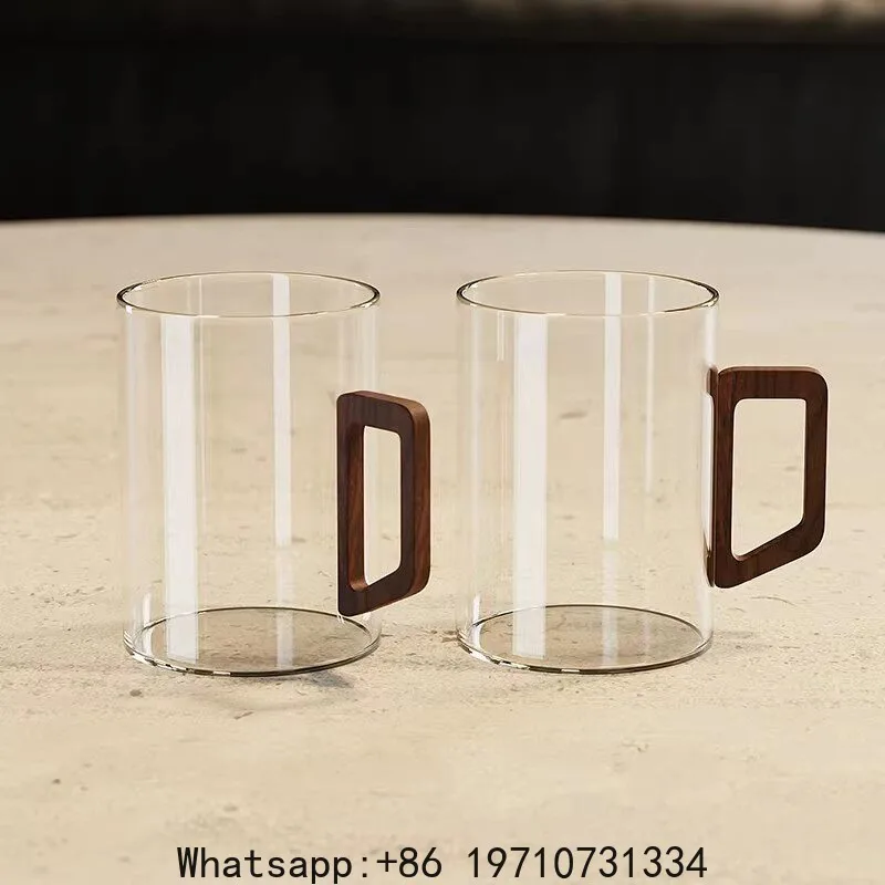 Glass Concentrated Tea Ice American Latte High Value Coffee Cup Cold Brew Cup Water Retro Cup