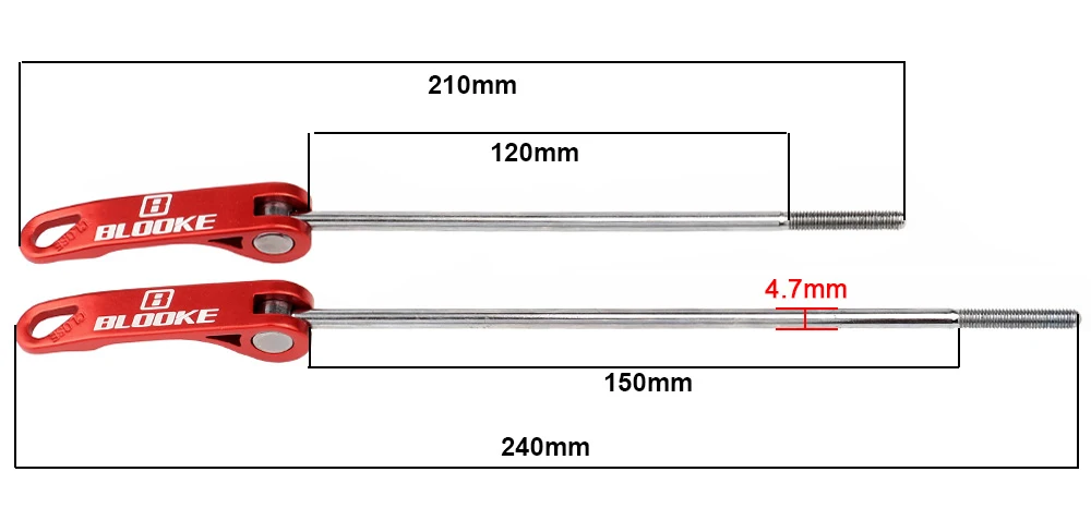 Fahrrad Spieß Hebel Quick Release Bike QR Rad Locking Sicherheit Anti Diebstahl Spieße Für MTB Mountain Road Radfahren Hub Teile – Detail 6