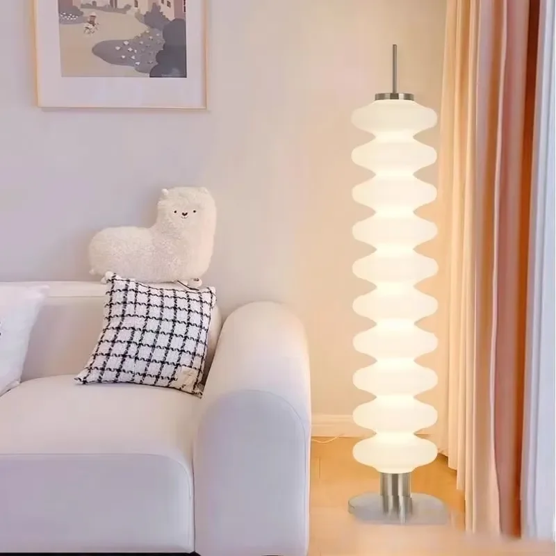 Luxury Modern Simple Gourd Floor Lamp Super Bright Full Spectrum Eye Protection for Hotel Villa Living Room