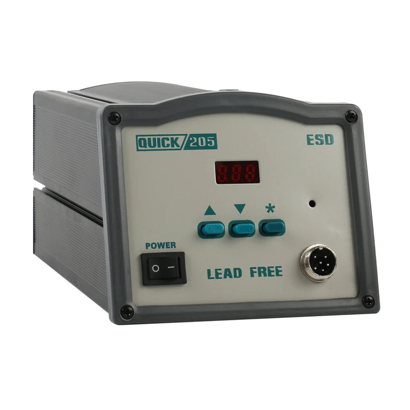 QUICK205 150W Leadfree Intelligent Digital Soldering Station Industrial PCB Solder Phone Repair Welding Machine