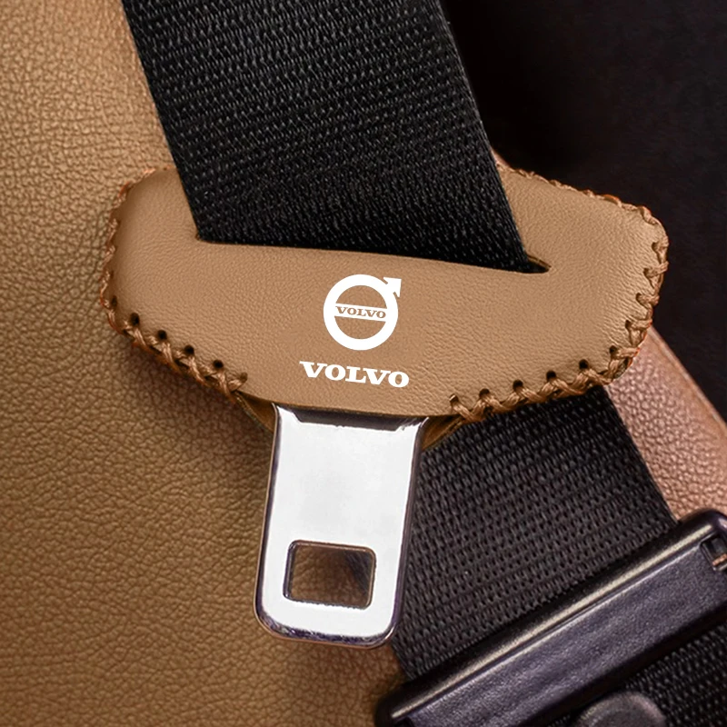 Car Safety Seatbelt Buckle Anti-scratch Protector Cover Accessories For Volvo RDesign AWD V70 XC60 S60 V60 V40 XC90 S80 C30 XC40