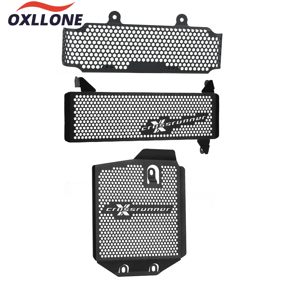 Radiator Grille Guard For Honda VFR 800 X Crossrunner 2015-2024 Motorcycle Accessoriesoil cooler Upper and Lower Guard Set