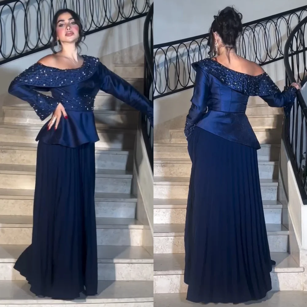 

Формальные платья Charmeuse со складками и блестками, длинные платья трапециевидной формы на одно плечо, вечерняя классика на заказ