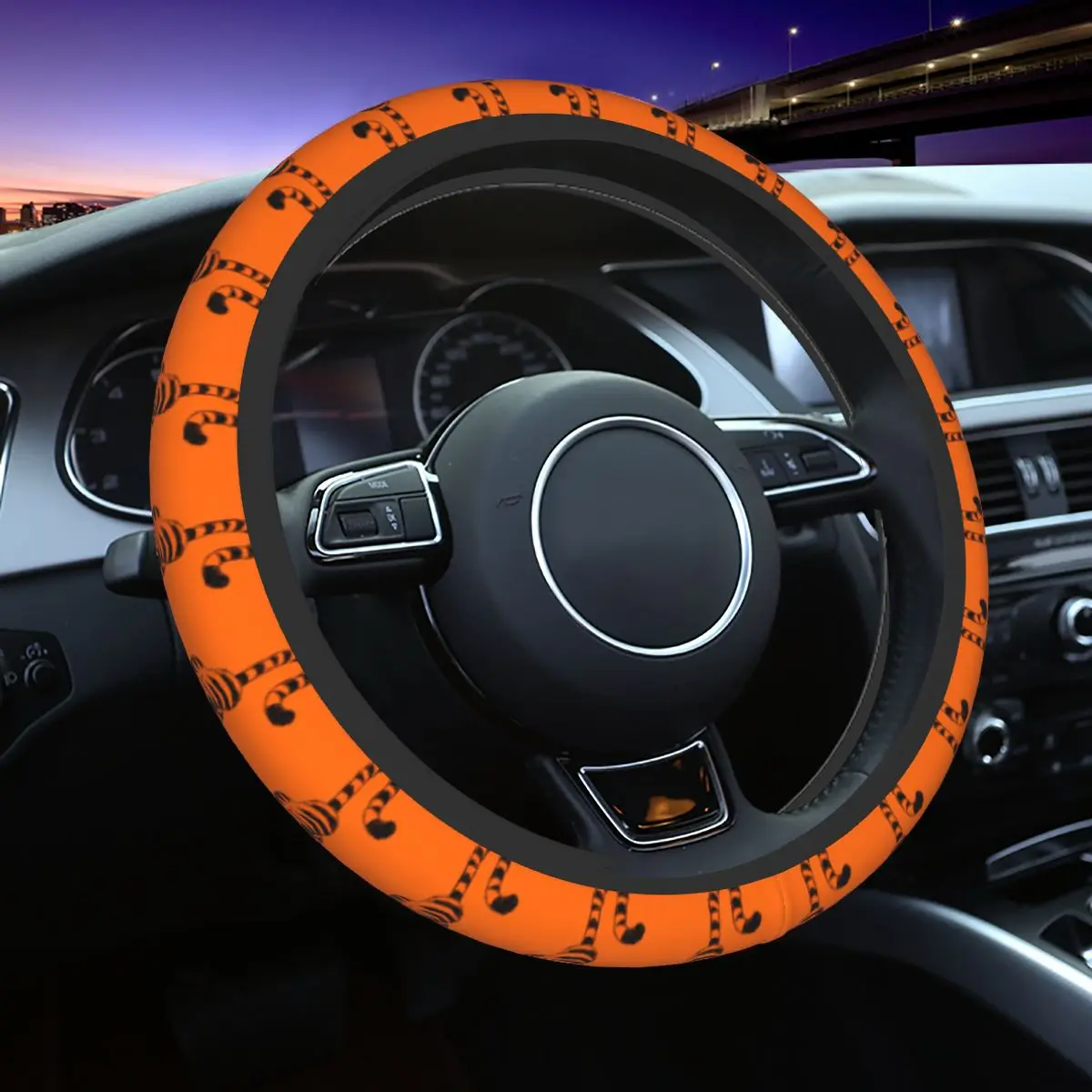 

My Friends Tigger Pooh Steering Wheel Covers Women Men Soft Steering Wheel Protector for SUV Car Accessories