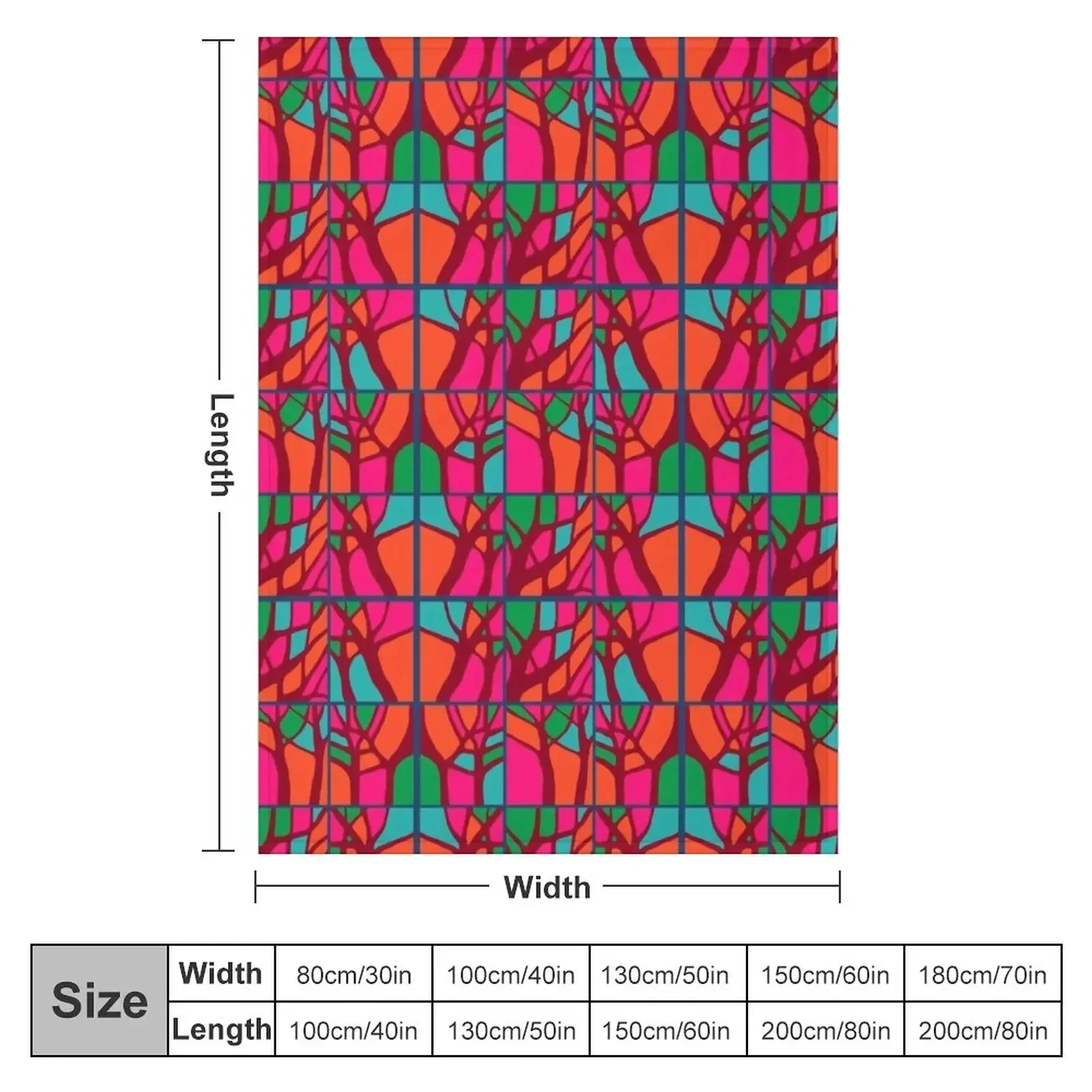 Mosaic Tree-Contemporary Throw Blanket Cute blankets and throws Tourist Polar Blankets