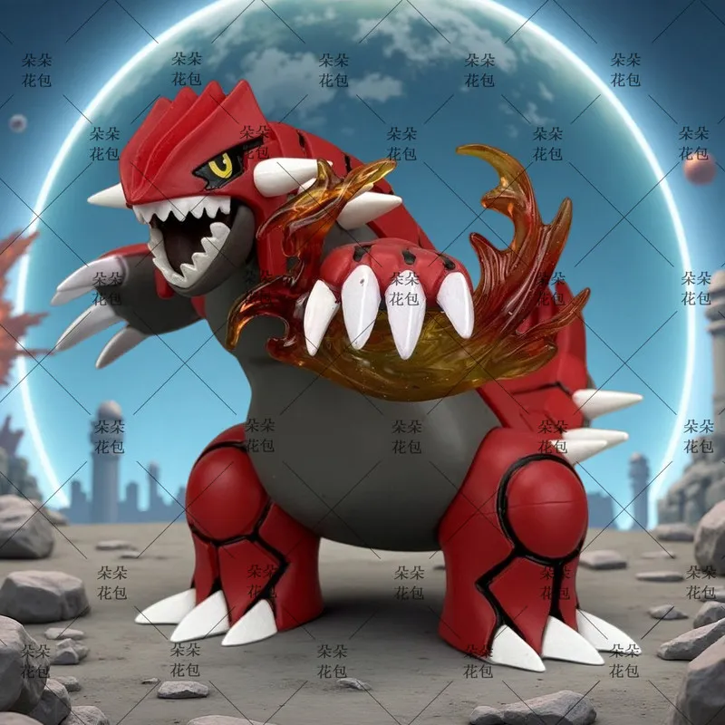 bkm-ポケモン-グラードン-アクションフィギュア-アニメ-コレクタブルモデル-デスクトップ装飾-pcケース装飾-アニメ愛好家向け-コレクションディスプレイ