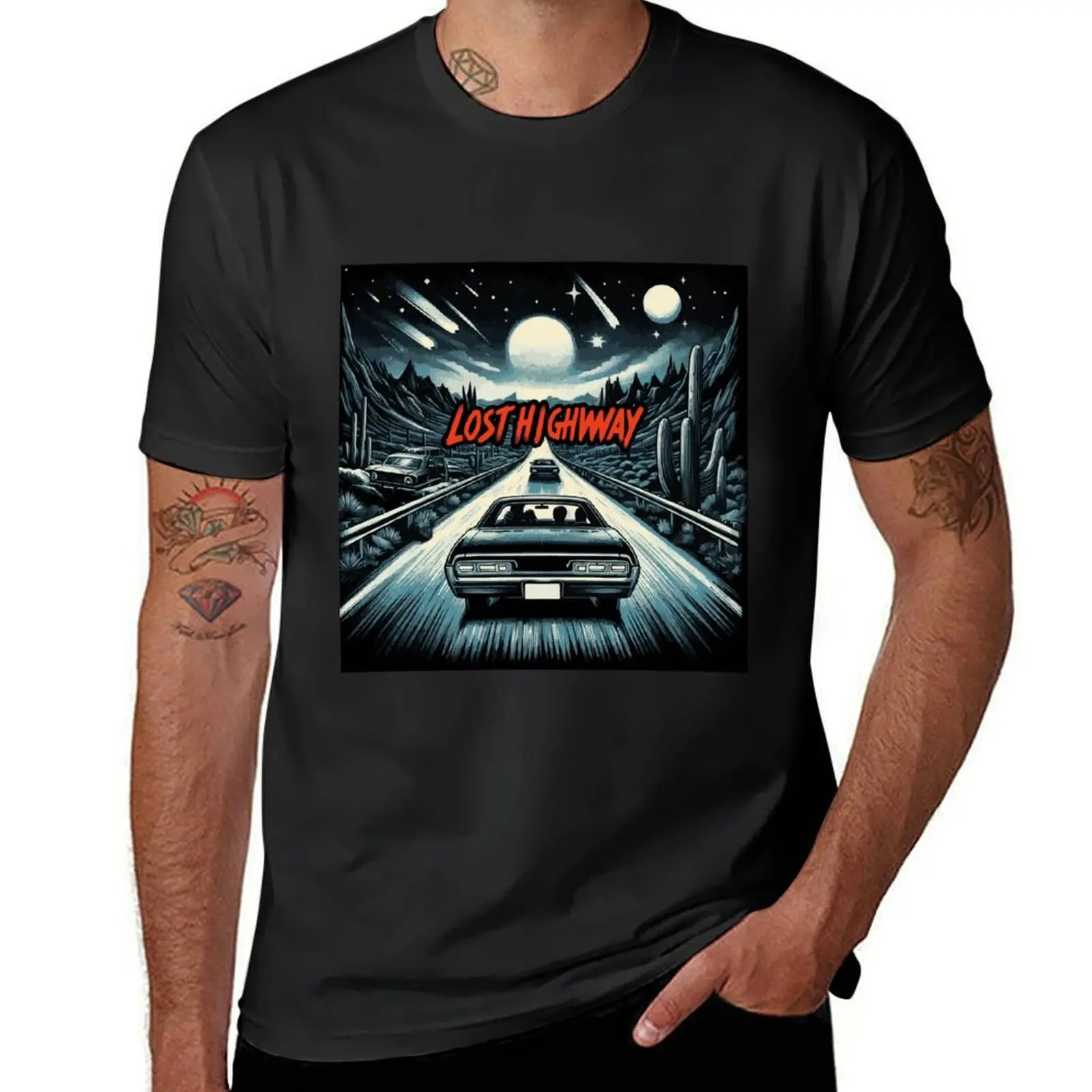 David Lynch Thriller movie T-Shirt Aesthetic clothing Short sleeve tee vintage customizeds mens tall t shirts