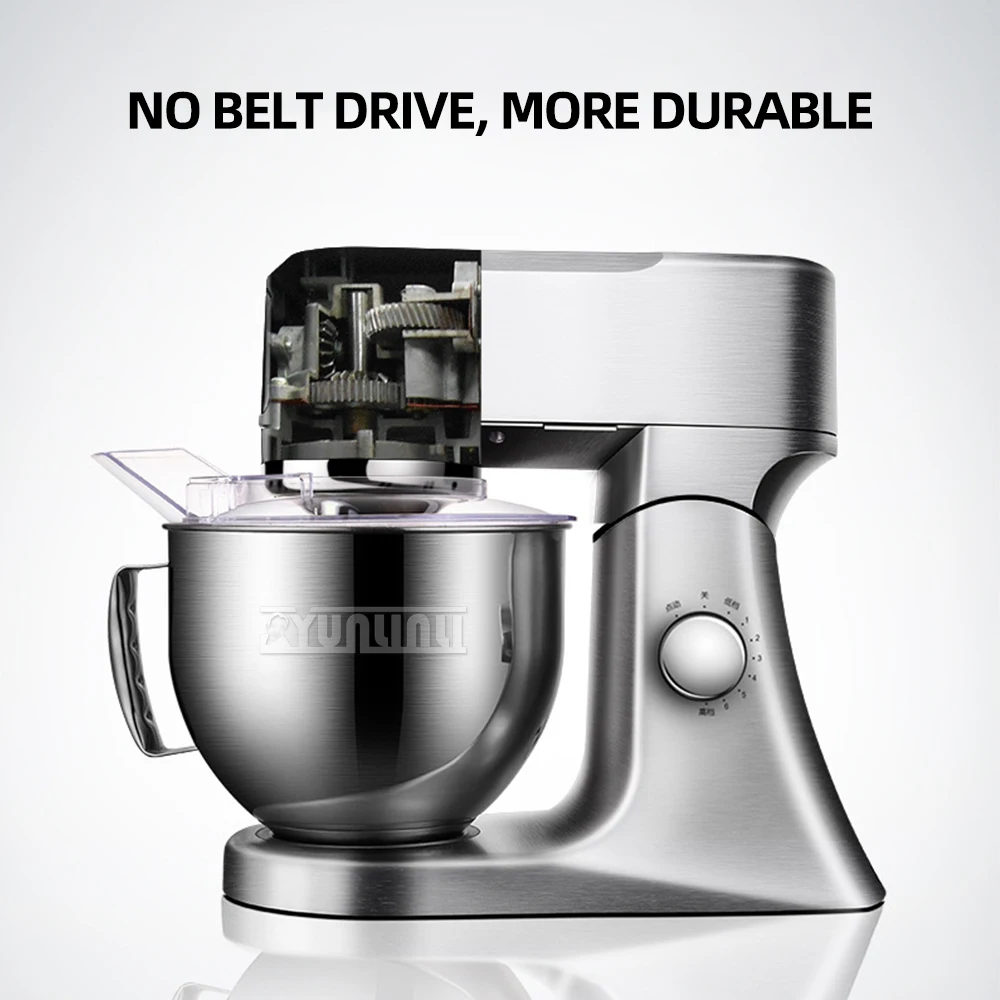 

Профессиональный телефон, 5 л, устройство для шеф-повара из нержавеющей стали, электрическая подставка, Миксер для продуктов