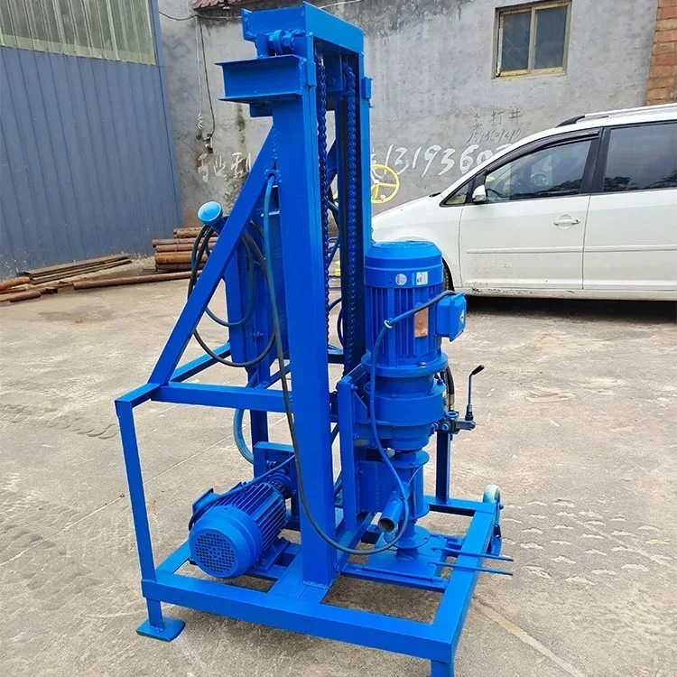 Auger Drill Type Water Well Rig Water Well Drill Machine with Electric Drive for Soft Soil and Sand Layer Areas
