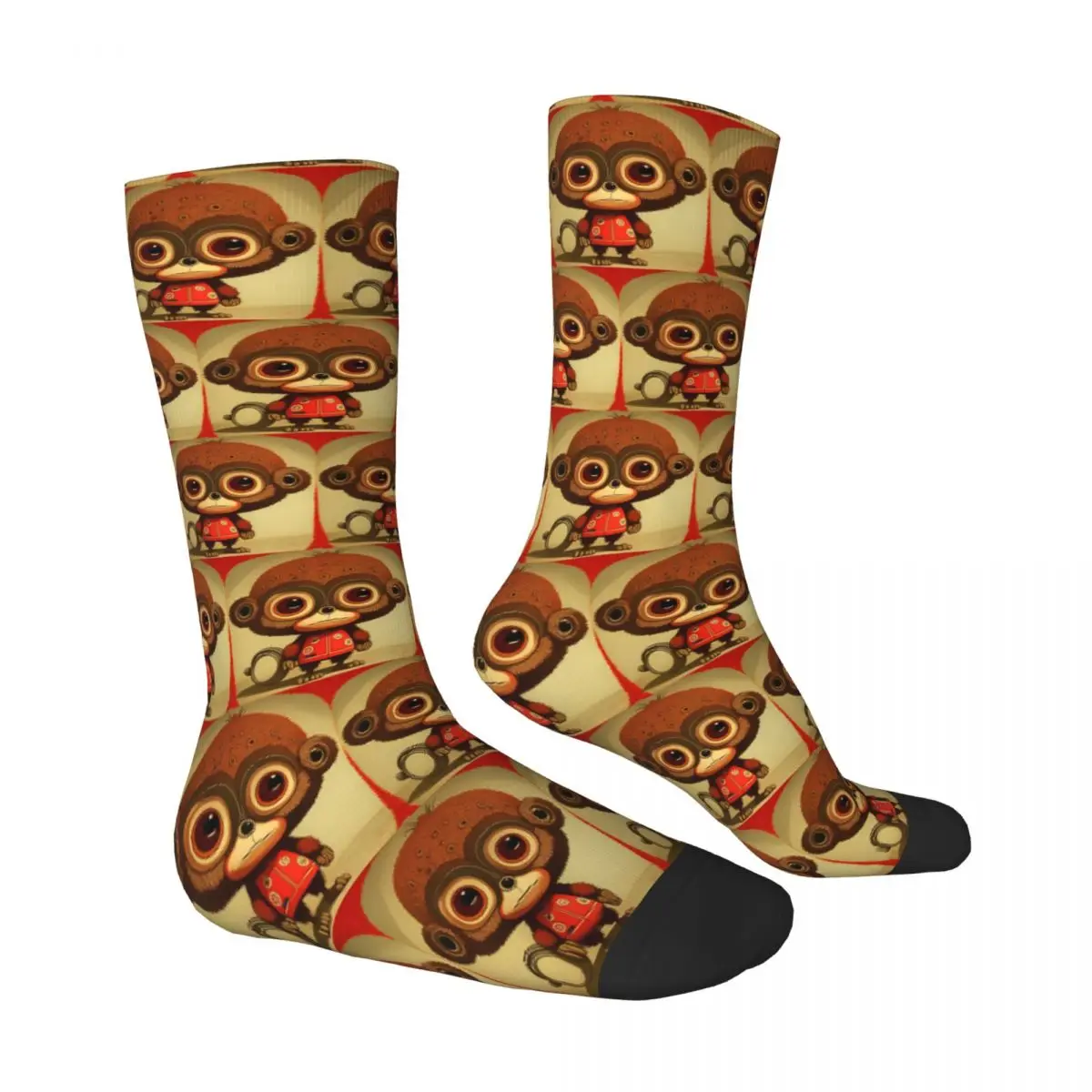 Cheburashka Canvas Logo Stockings Graphic Gothic Socks Autumn Anti Skid Socks Couple Outdoor Sports Quality Socks