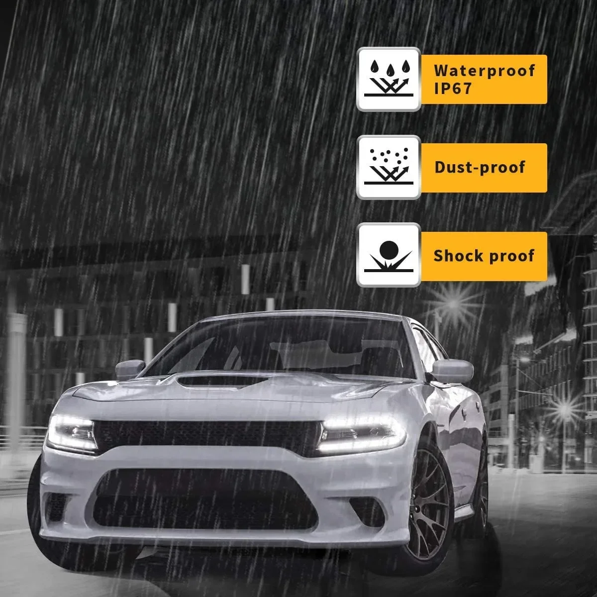 

TYPY Car Headlights Assembly For Dodge Charger LED Headlight 2015-2020 Upgrade to NEW Challenger Dynamic Turn Brake LED Headlamp