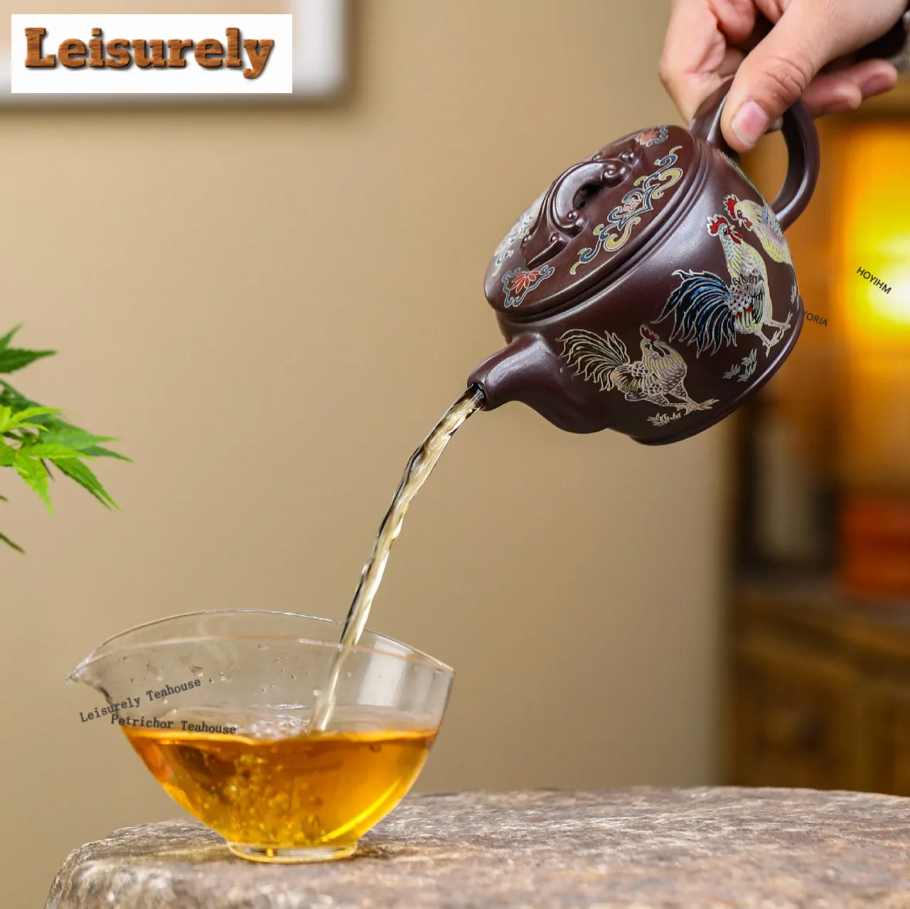 300ml Elegant Yixing Purple Clay Teapots Handmade Large Caliber Pot Raw Ore Stone Red Mud Tea Making Kettle Zisha Tea Set Gifts