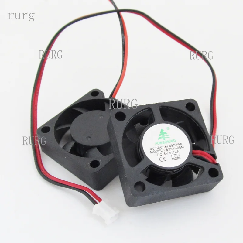 R+ 1 piece 5V 30mm x 30mm x 10mm 3010 DC brushless cooling fan 2-pin 2.0 connector