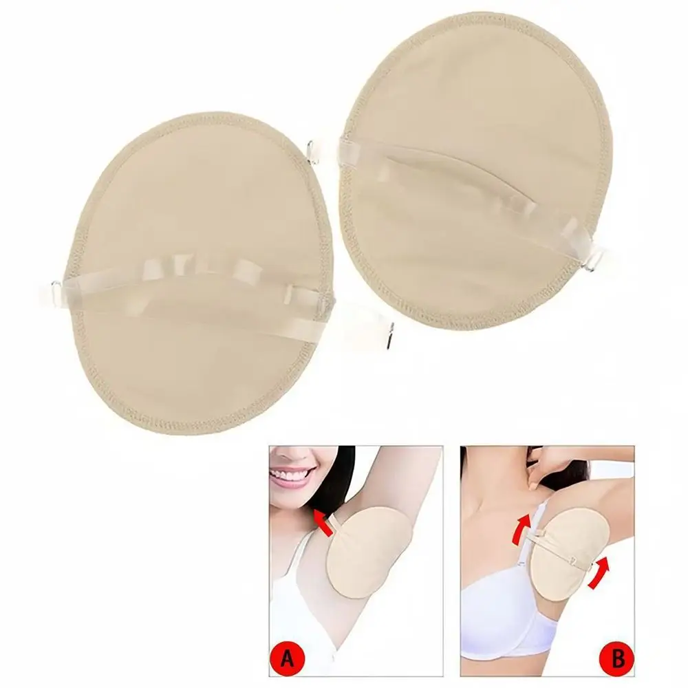 

Invisible Underarm Sweat Pad Washable Waterproof Armpit Sweat Perspiration Pads Transparent Shoulder Strap Soft