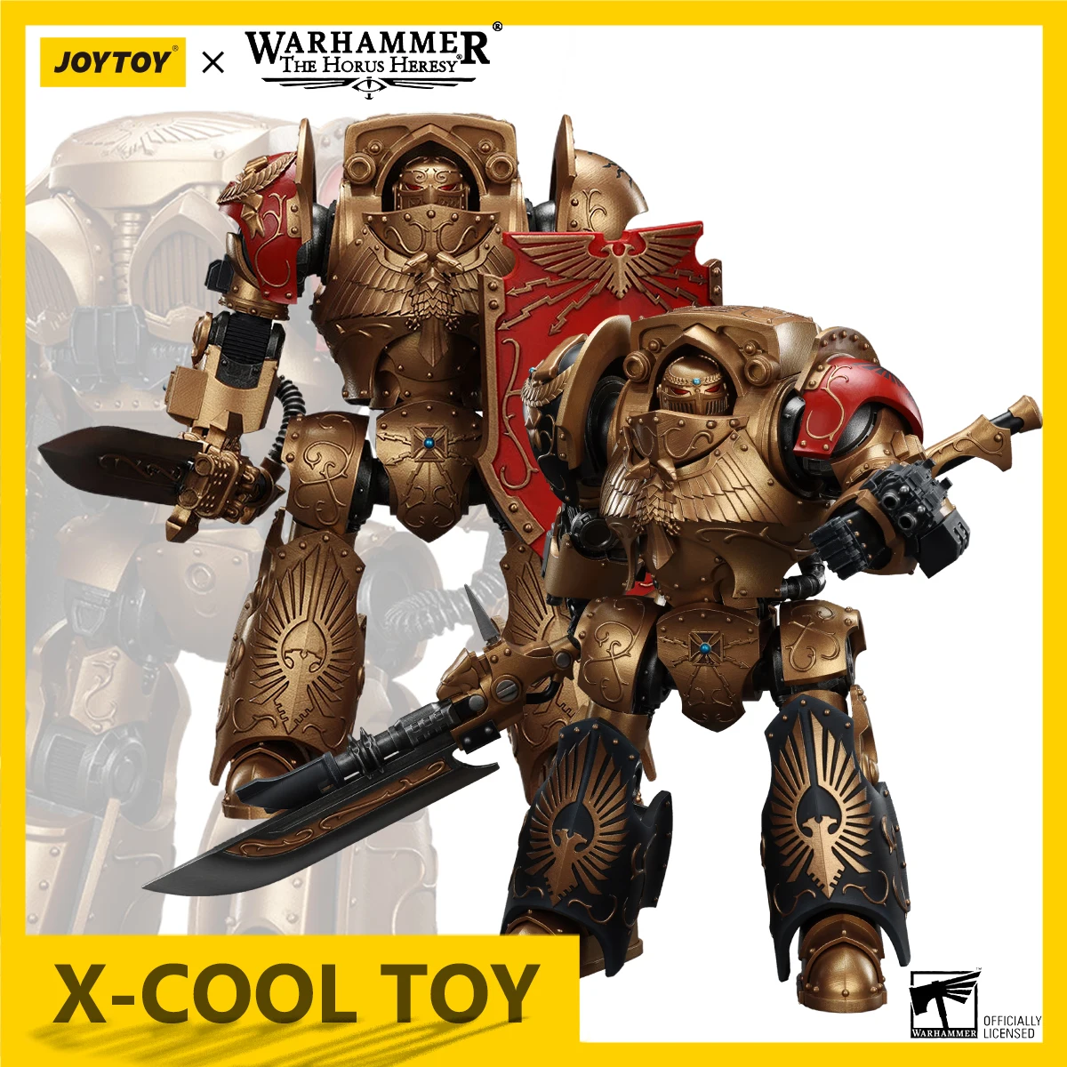 JOYTOY Legio Custodes Action Figure Contemptor Achillus / Galatus Dreadnought Joint Movable Figurine Anime Model Statue Toy Gift