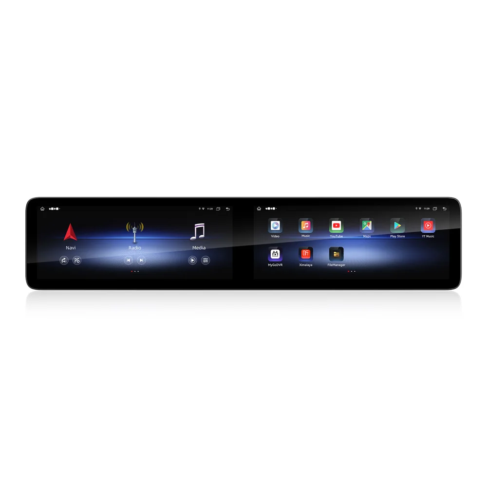 Navifly Dual Car Stereo Touch Screen Split Smoothly Picture  DUAL 12.3inch High Quality Level Device Car Dashboard