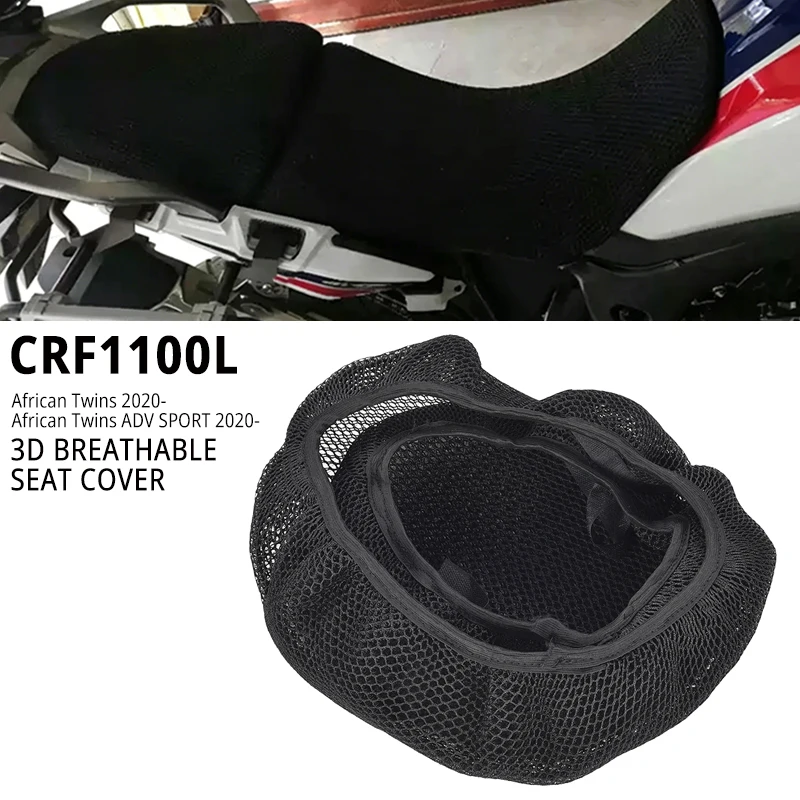 Nylon Waterproof Seat Cover For HONDA CRF1100L Africa Twin CRF 1100 L CRF1100 L ADVENTURE SPORT 2020 2021- Motorcycle Cushion