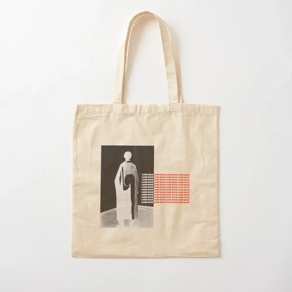 LAND BACK Tote Bag Fabric bag Eco bag canvas tote bags