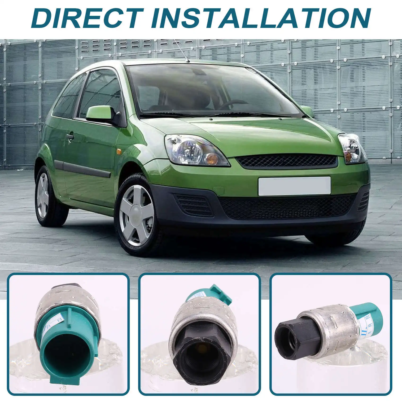Car Air Conditioning Pressure Switch Sensor 1016565 For Ford Fiesta 2001-2008 Fusion 2001-2012 Transit 2006-2012-A54R