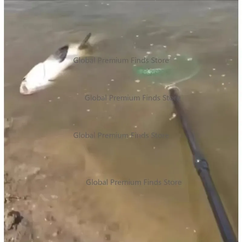 Automatic Telescopic Electric Fishing Net – 1dfZH-UO RUN 4.2m 5000/9000W Ultra-Light Foldable Model
