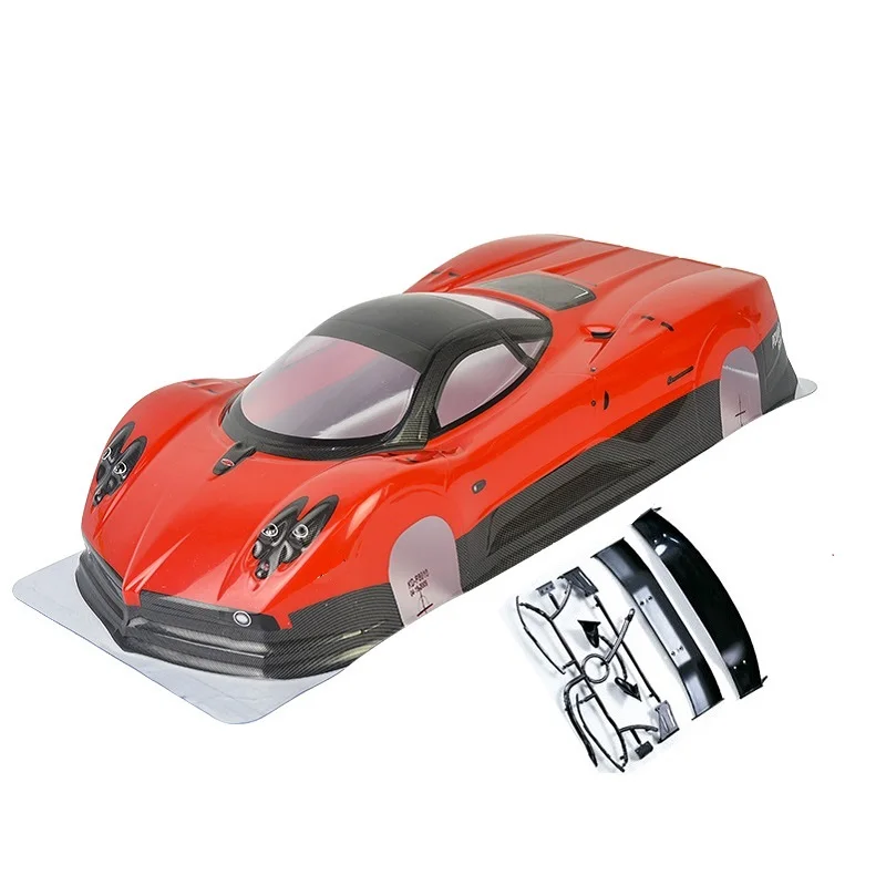 RC PVC 260MM Wheelbase Body Shell With Wing For 1/10 HSP 94123 Sakura XIS/D4 Yokomo Tamiya Drift On-Road Car Parts