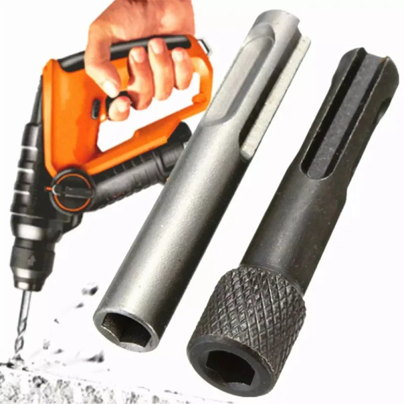 Electric Hammer Conversion Connecting Rod Sleeve SDS Inner Hexagon Converter Impact Drill Head Adapter Tool Texture High Quality