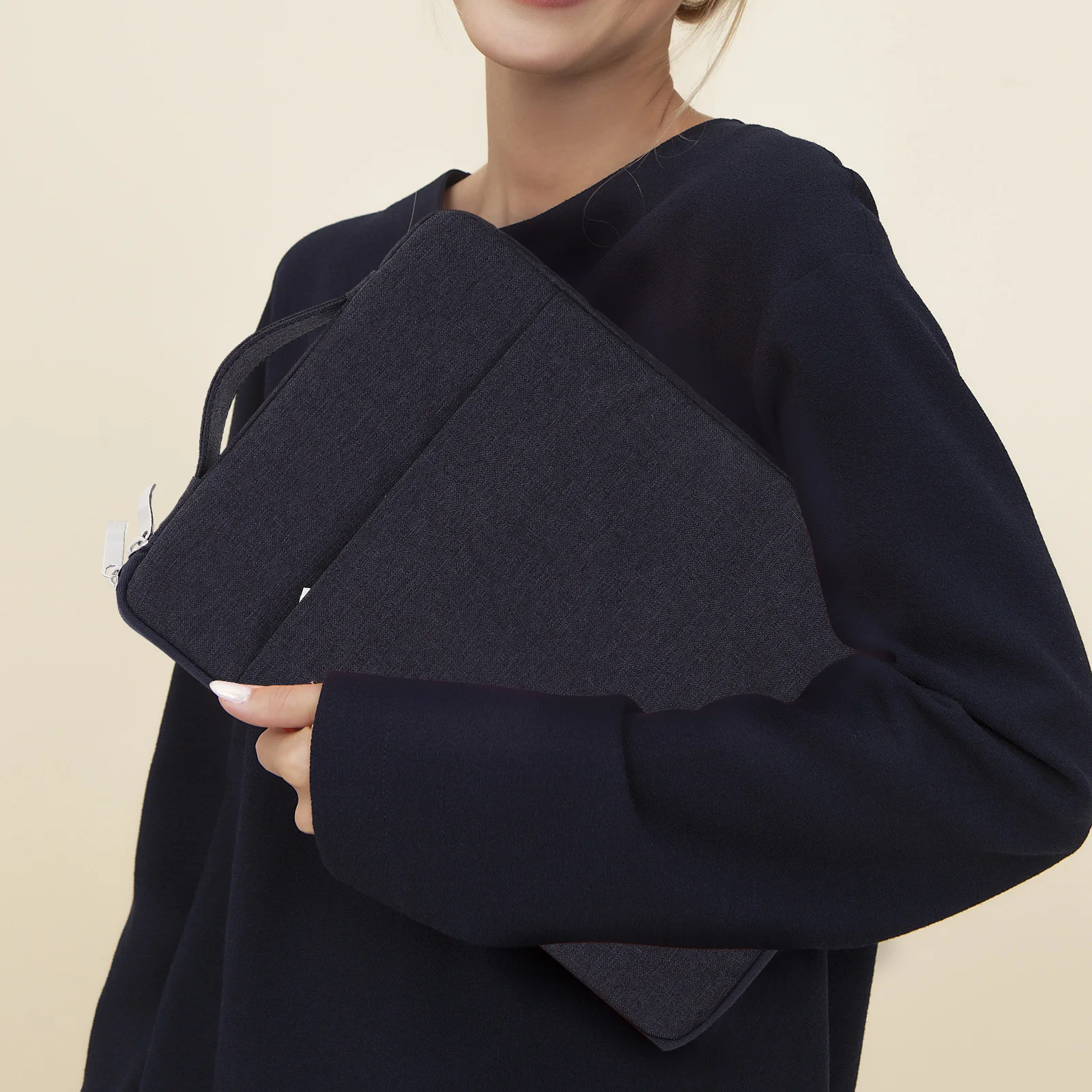 

Laptop Bag Case Notebook Storage Air Conditioner Neoprene Denim Tablet Carrying Child Tote