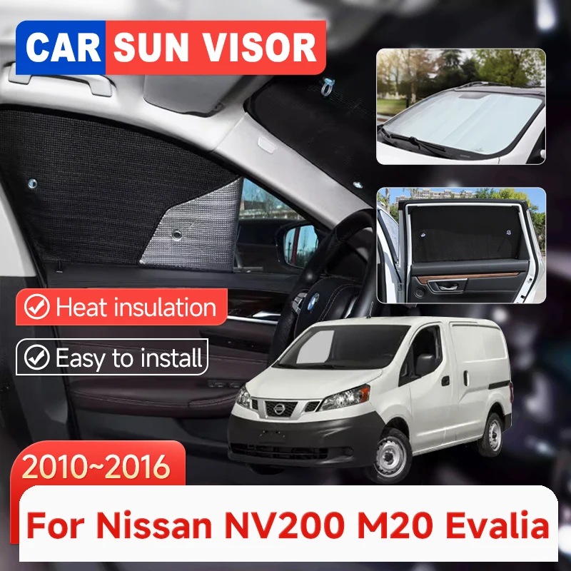 

Anti-UV Car Sun Visor For Nissan NV200 M20 Evalia 2010~2016 2012 2013 Windshield Curtain Front Windows Sun Visor Car Accessories