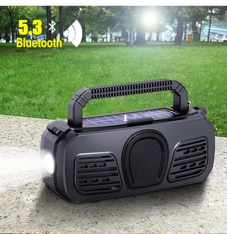 Wireless speaker Bluetooth convenience multifunctional speaker portable outdoor solar subwoofer