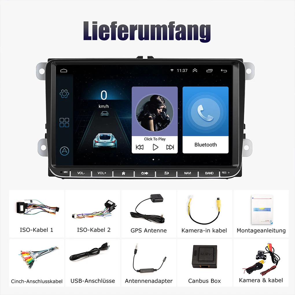 In-Car Entertainment With Car Stereo Radio Android Auto USB CAR / Android Auto RDS Touchscreen Wi-Fi